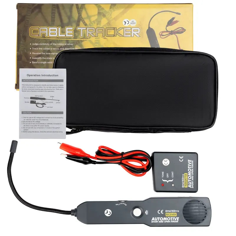 Automotive Circuit Tester with Flexible Probe – Wire Tracer & Short/Open Circuit Finder for DC 6–42V Systems