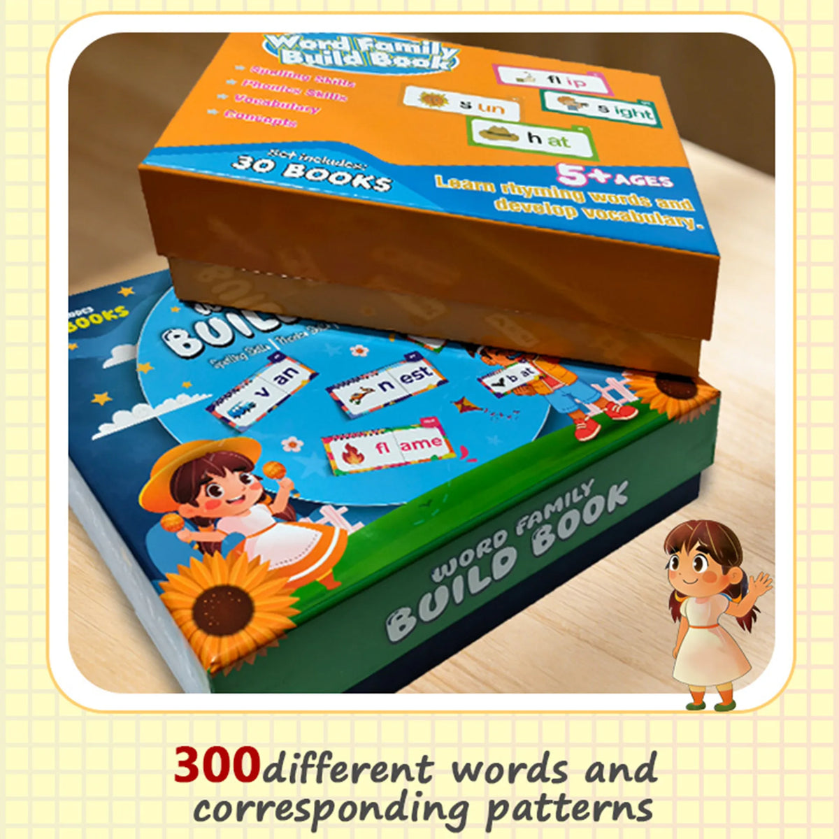 📚 Read & Rhyme Flip-Book Set – 30 Educational Phonics Flip Books for Early Learning