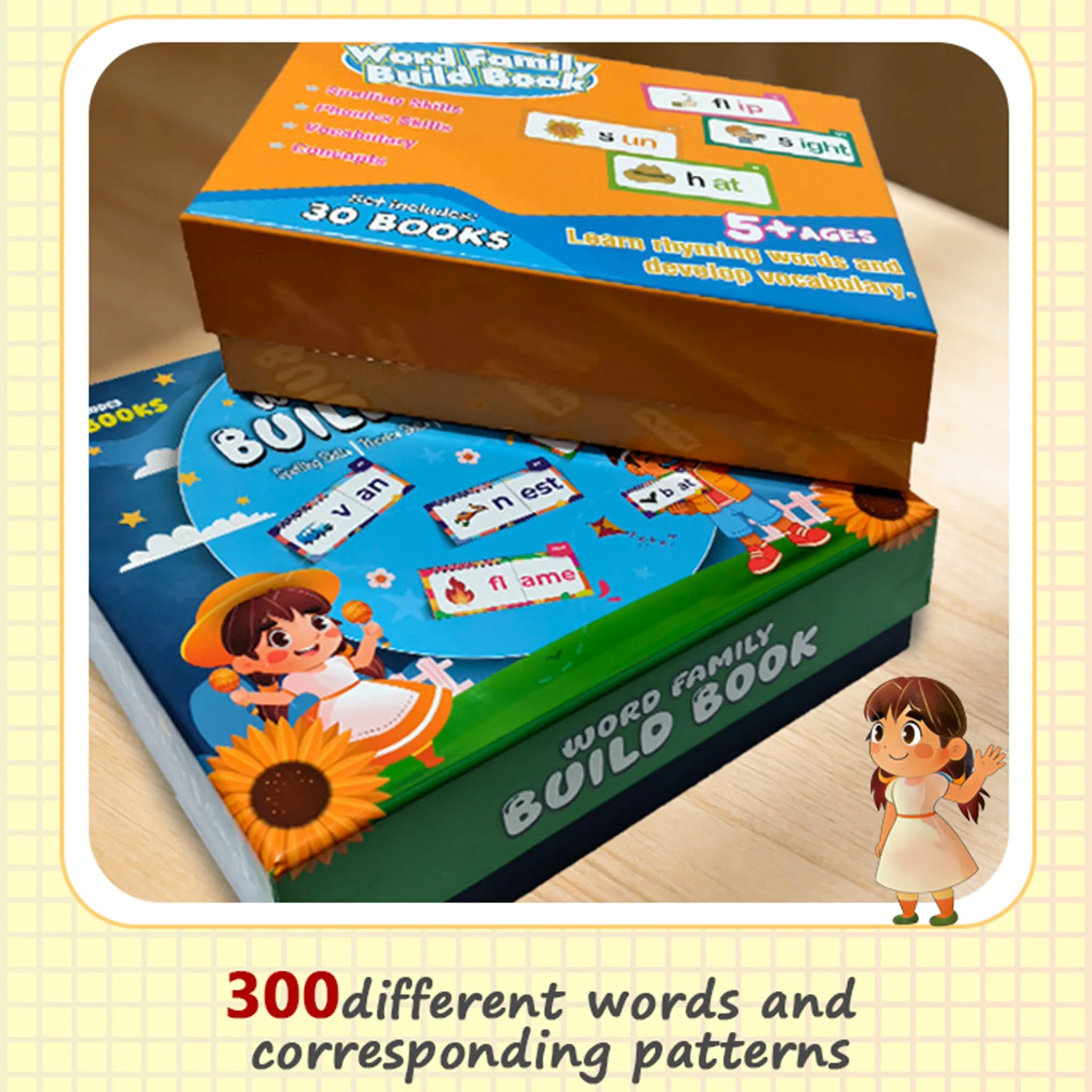 📚 Read & Rhyme Flip-Book Set – 30 Educational Phonics Flip Books for Early Learning