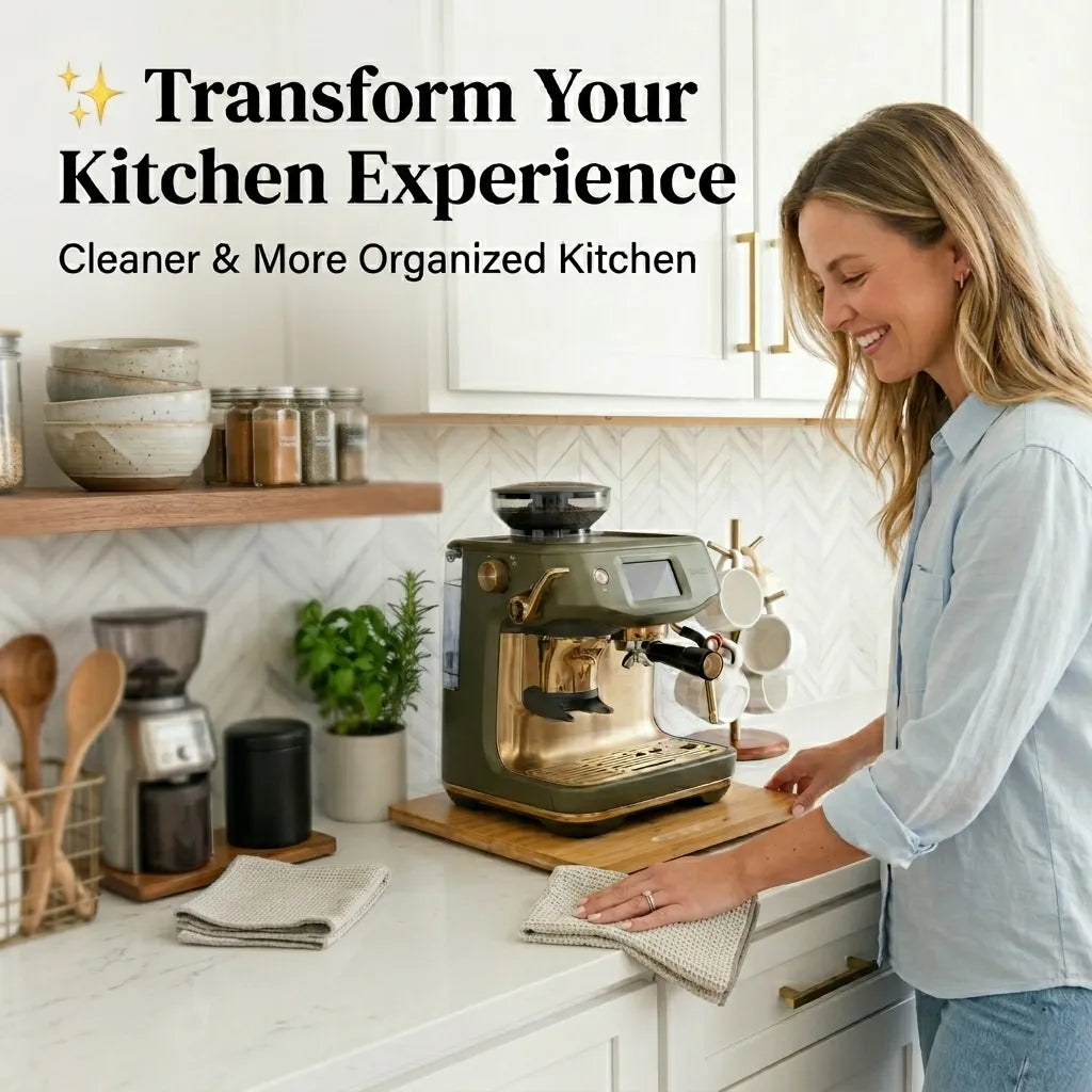 🛹 Bamboo Sliding Tray for Kitchen Appliances