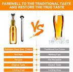 🧊 Chill Your Beer Instantly – Stainless Steel Beer Chiller Sticks with Built-in Bottle Opener 🧊