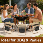 🏕️ Heavy-Duty Foldable Camping Stool 🪑