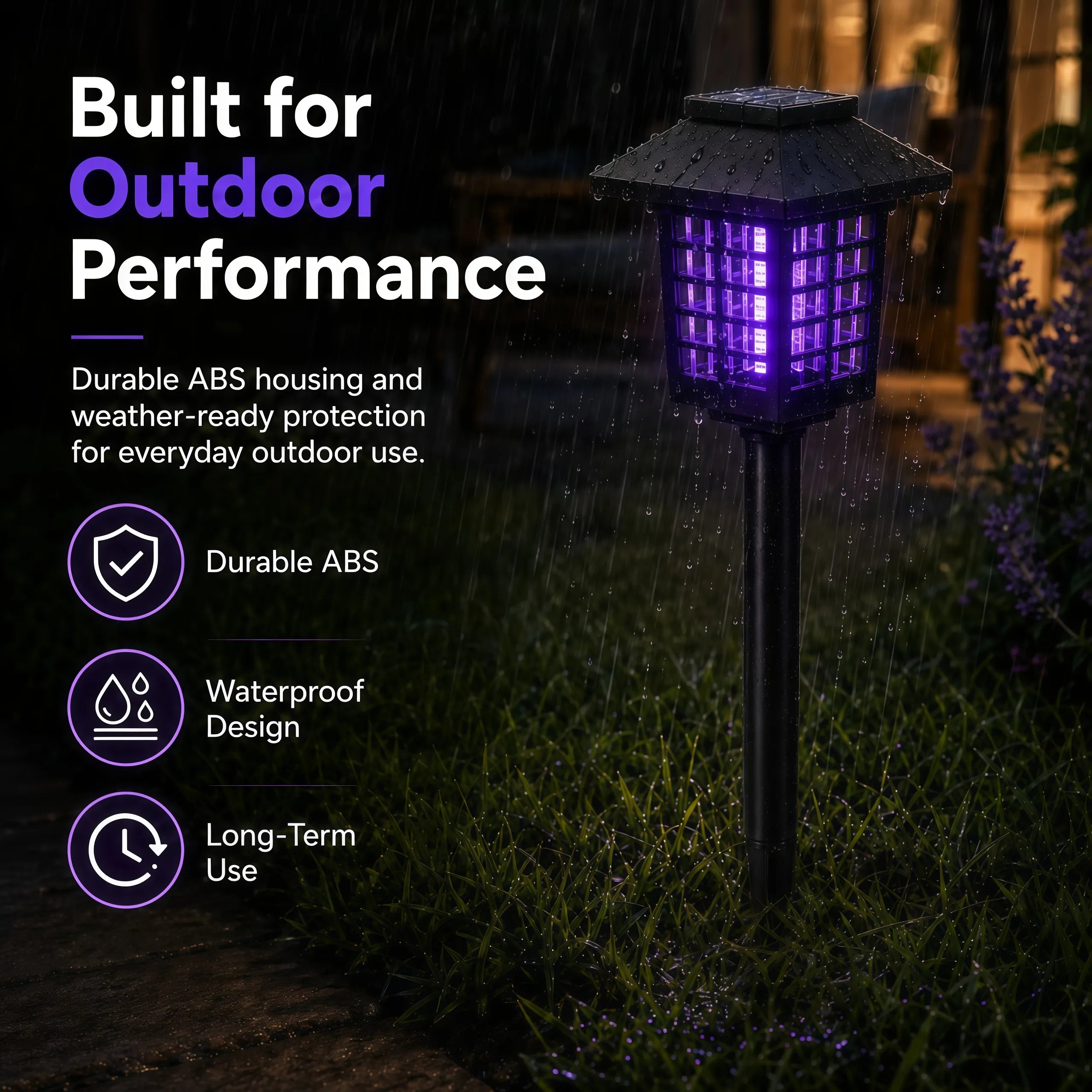 🦟Solar Mosquito Zapper Path Light