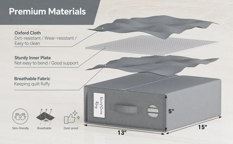 📦 Bed Sheet Organizers & Storage Boxes