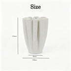 🌸 Sculptural Elegance: Hand-Fired Ceramic Vase for Beautiful Floral Art