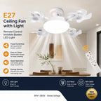 🚁 Drone-Shaped Ceiling Fan Light with Remote Control