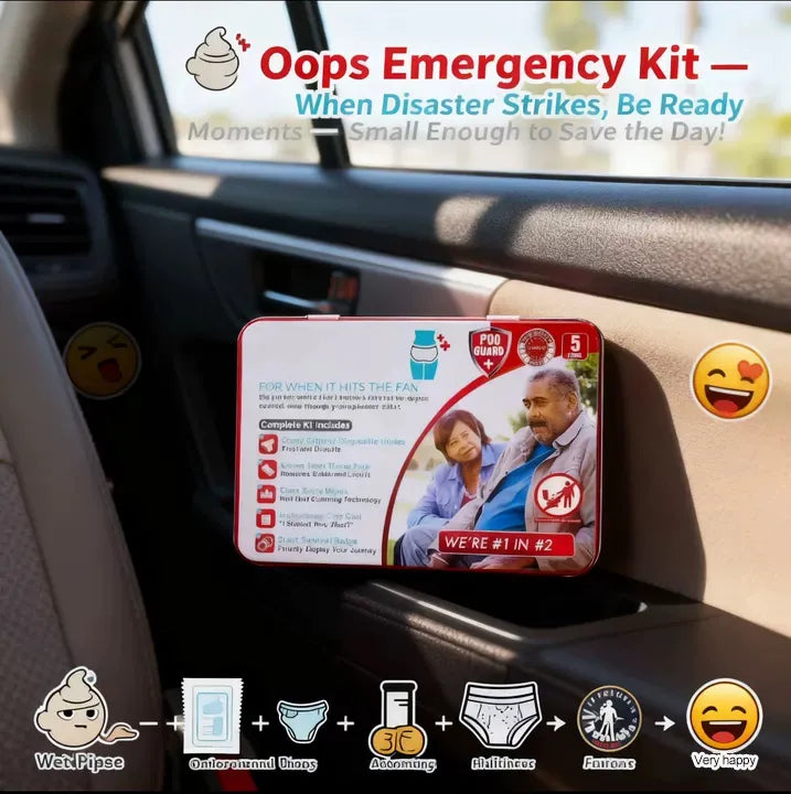 ✅💩 Oops Emergency Kit – When Disaster Strikes, Be Ready