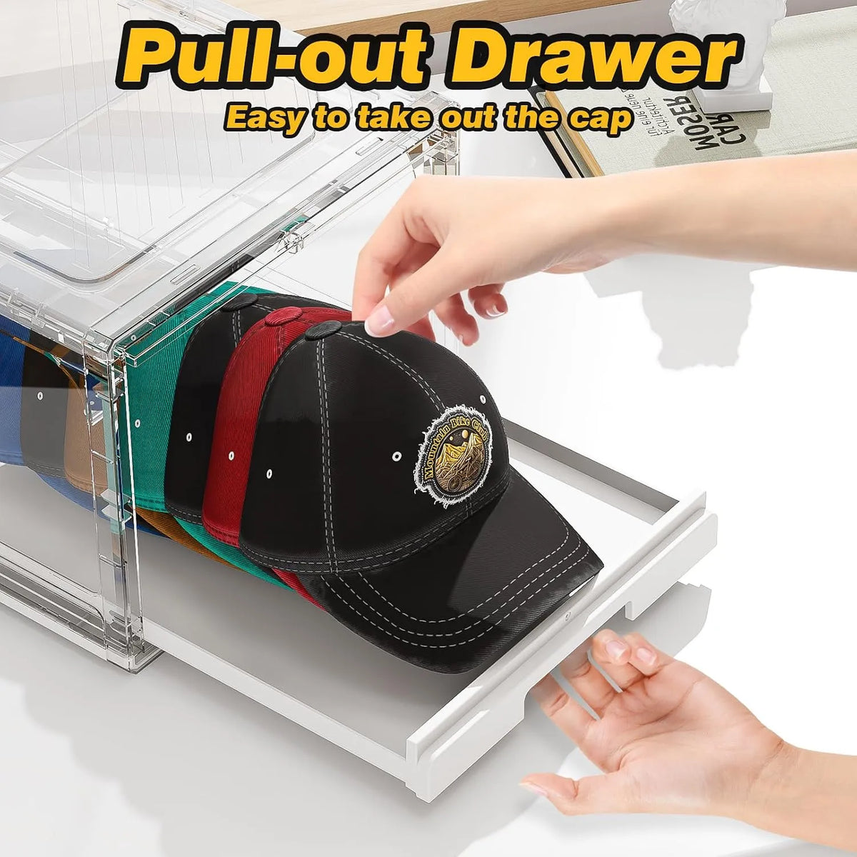 🧢 Premium Stackable Hat Storage Organizer