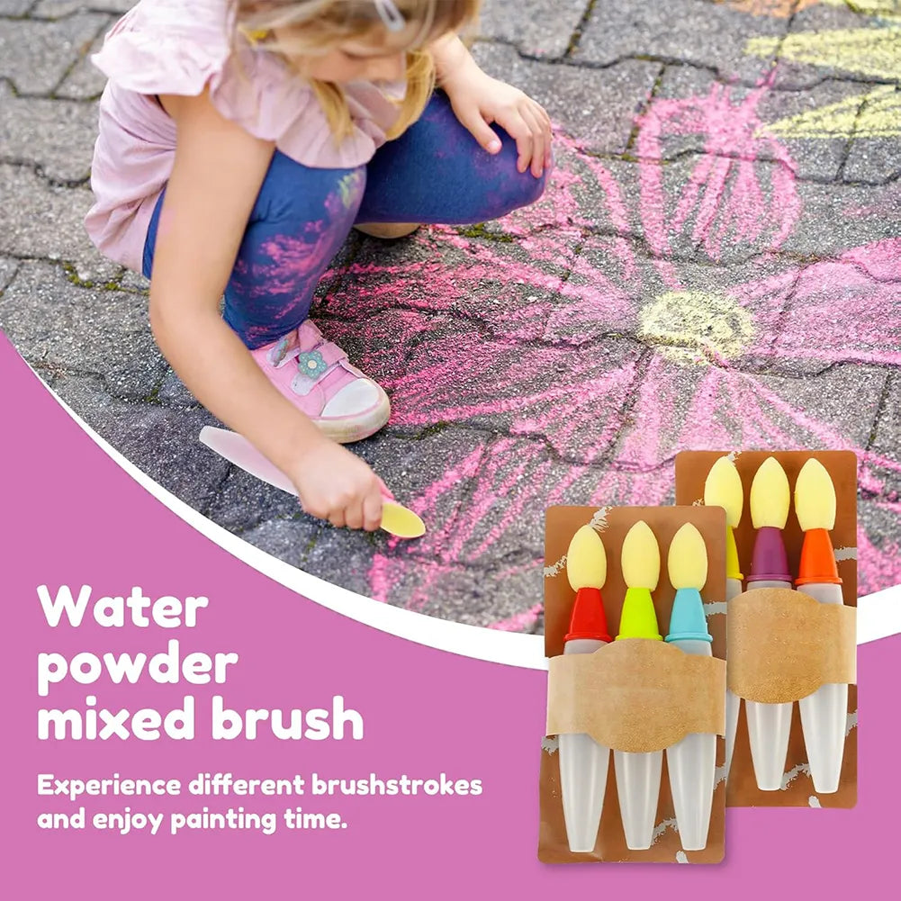 🎨 Washable Watercolor Chalk Pens Set (6 Pack)