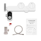 Bidet Toilet Attachment – Adjustable Water Pressure & Dual Nozzle Design for Effective Cleaning