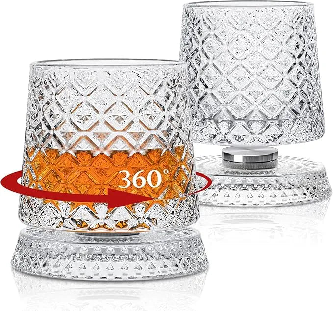 🥃 10oz Spinning Whiskey Glass