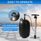 Rubber Test Ball Plug, 4"/8"-Free Gift pressure valve and inflation line