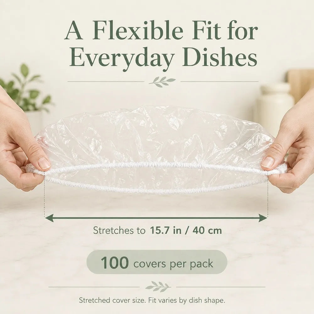 Quick-Cover Elastic Food Covers