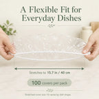 Quick-Cover Elastic Food Covers