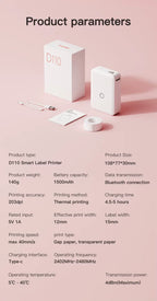 Portable Inkless Label Printe