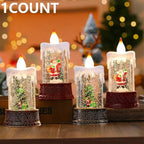 ✨ Christmas Water Candle Lamp – Festive Light & Holiday Centerpiece