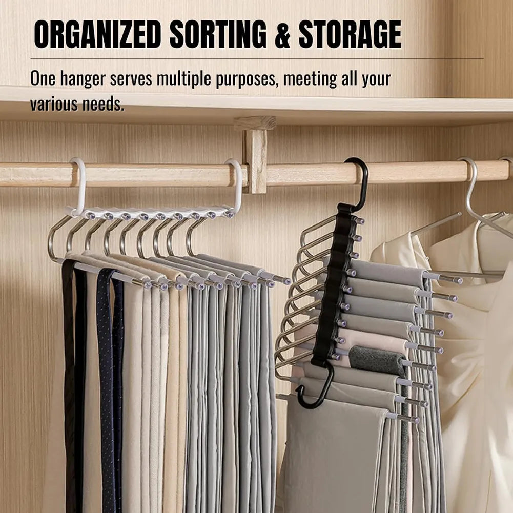 👖 FoldSpace 9-Layer Pants Hanger