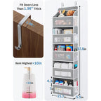 🧺 5-Tier Over-the-Door Hanging Storage Organizer