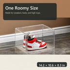 Clear Foldable Shoe Storage Boxes
