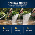 🚿🌿Adjustable Garden Hose Nozzle – High Pressure Multi-Pattern Spray Nozzle