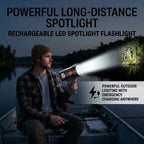 Rechargeable LED Spotlight Flashlight 🔦🏕️