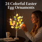 🌸 Lighted Easter Egg Tree