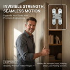 🔩Concealed Cross Hinges for Invisible Doors, Folding Doors, and Folding Screens