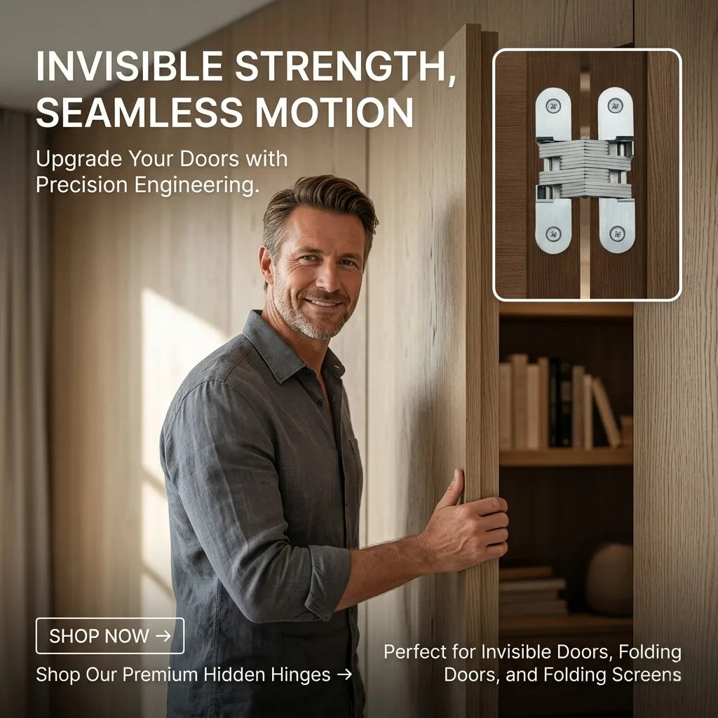 🔩Concealed Cross Hinges for Invisible Doors, Folding Doors, and Folding Screens