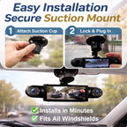 🚗4-Channel 1080P Dash Camera with Front, Rear, Left & Right Recording