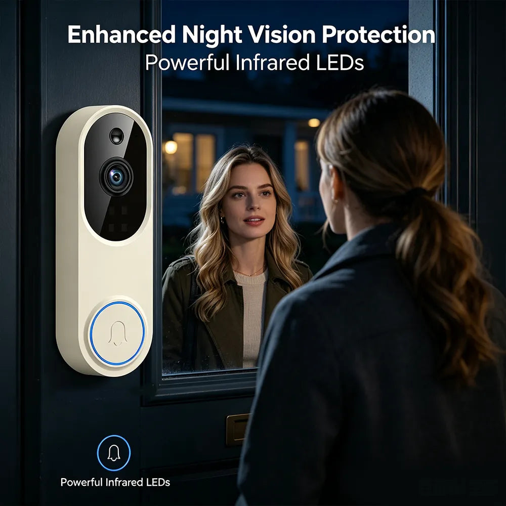🚪 Smart 1080P Wi-Fi Video Doorbell Camera