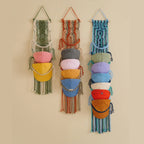 Macrame Hat Rack – Boho Wall Organizer🧢✨