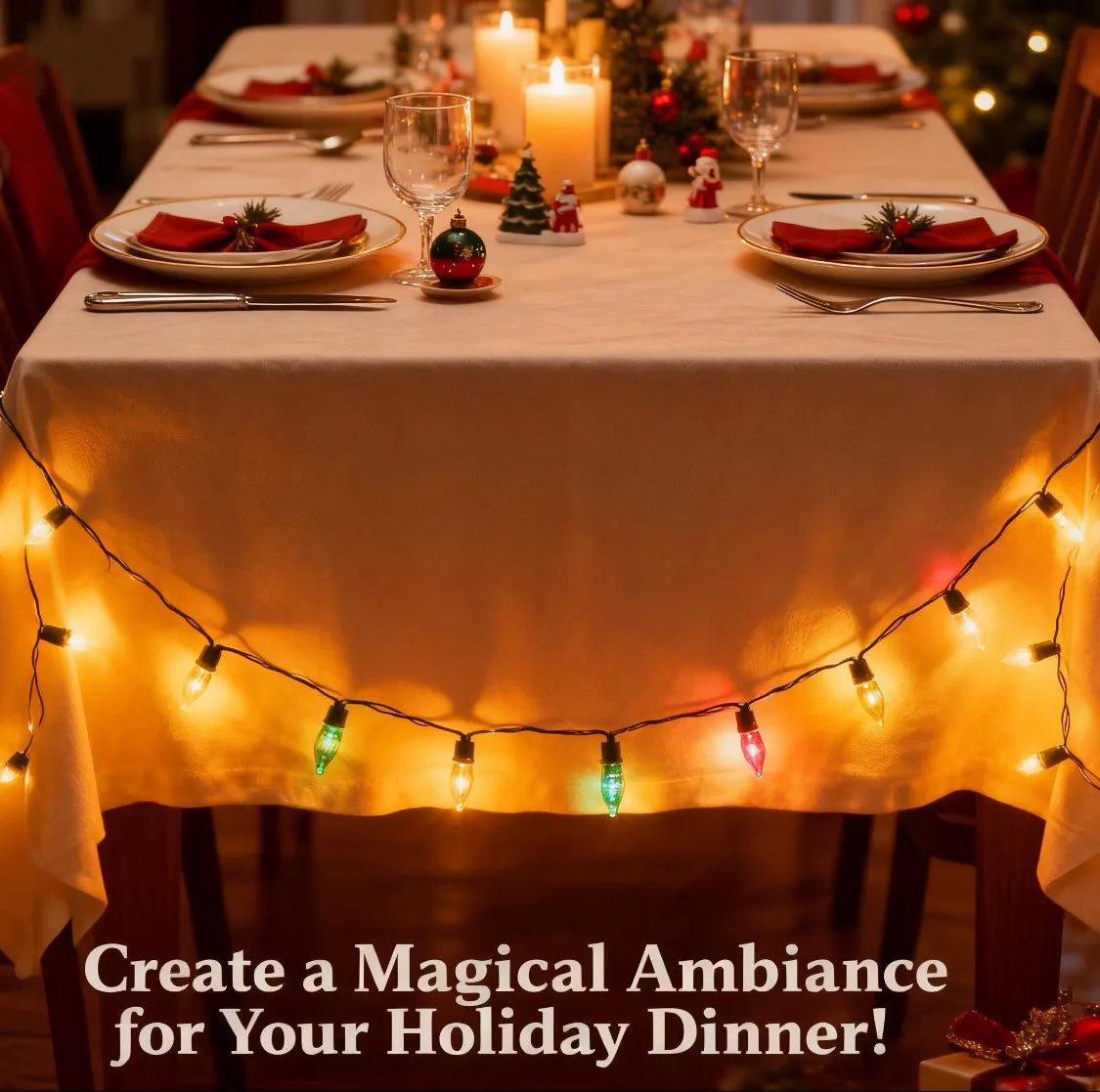 🎄 Transform Your Space with Festive Glow!