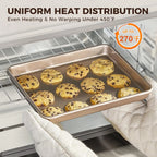 Nonstick Baking Pans Set - 9-inch, 13-inch, 15-inch – Perfect for Meats, Bread, and Cakes 🍰