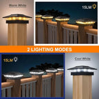 🌟 Solar Post Cap Lights – Brighten Your Outdoor Living