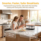 🥚 Fast 6-Egg Cooker – Quick Breakfast Egg Boiler & Steamer