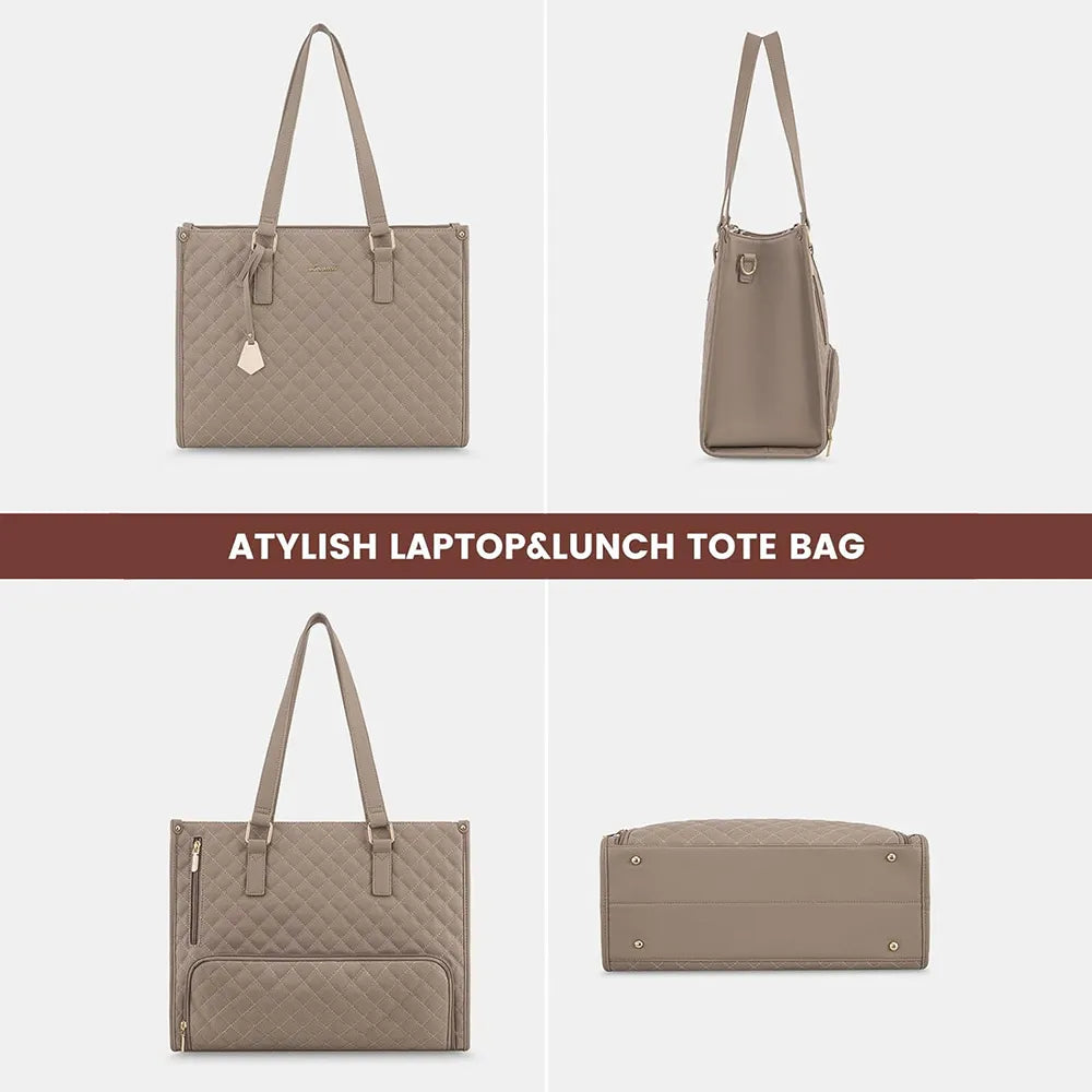 👜 3-in-1 Insulated Laptop Lunch Tote Bag