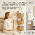 🌿Behind-the-Door Hanging Storage Basket (3-Tier Wall-Mounted Organizer)
