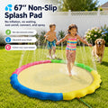 💦 67‘’ Non‑Slip Splash Pad for Kids & Dogs