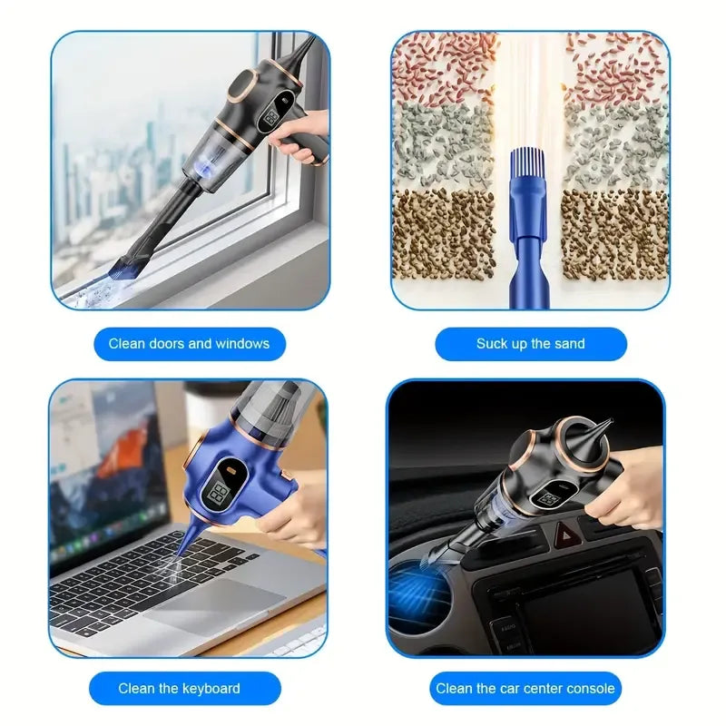 Effortlessly Clean Every Corner with the Multifunctional Wireless Handheld Vacuum Cleaner