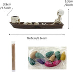 🎃 Skull Boat Backflow Incense Burner – Spooky Serenity Meets Home Decor 🎃