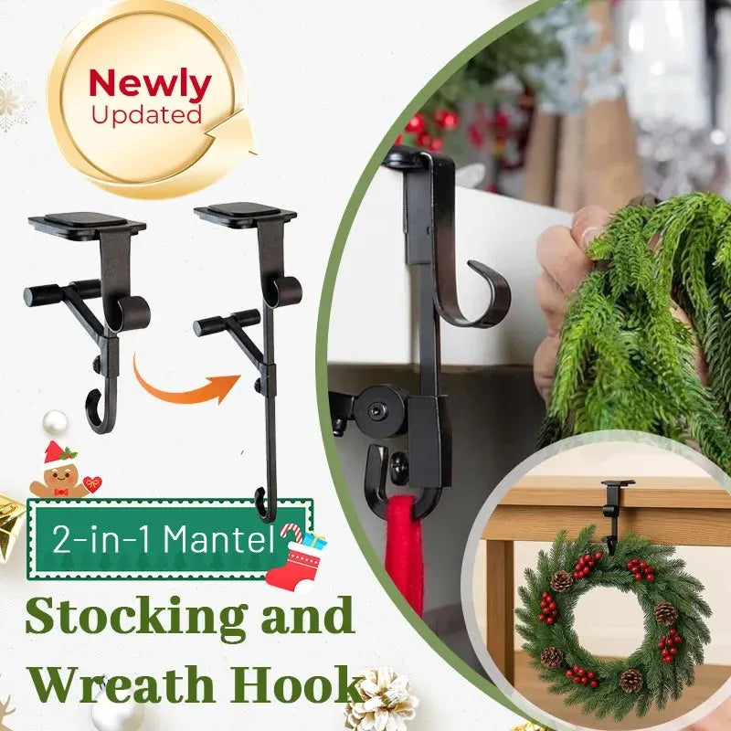 🛒Fireplace Stocking and Garland Hanger