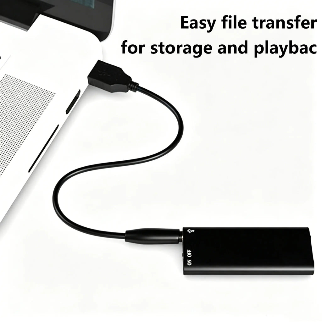 🎙️ HD Digital Voice Recorder & MP3 Player
