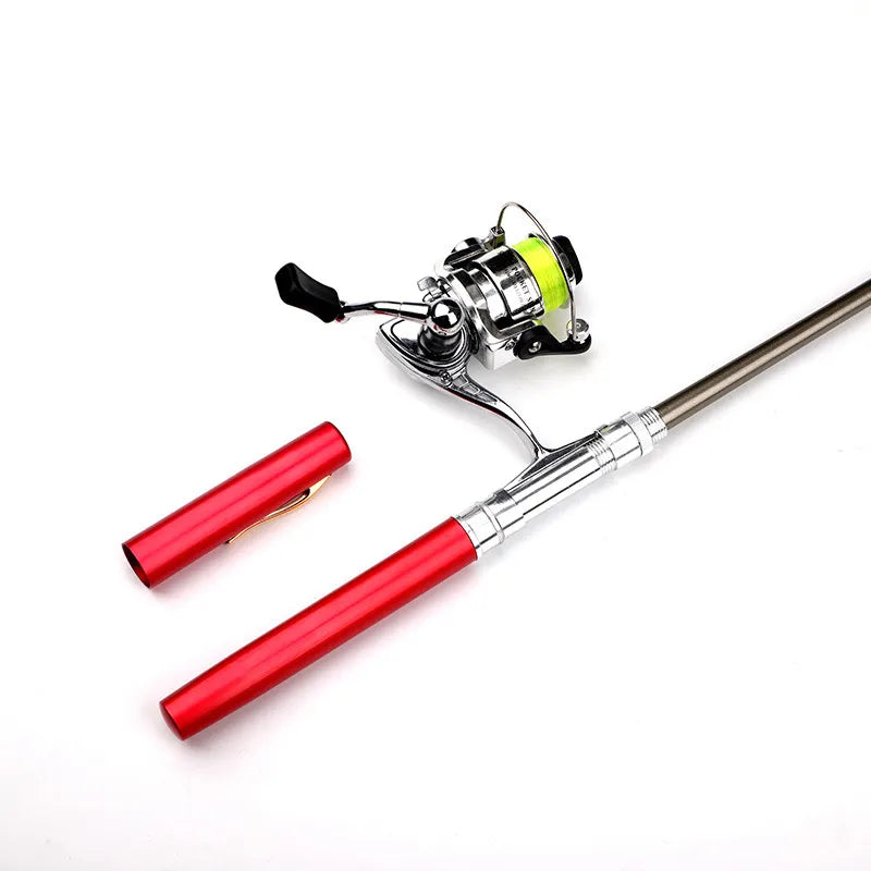 Portable Pen-Shaped Fishing Rod Combo Set with Telescopic Reel – Lightweight & Compact Fishing Gear