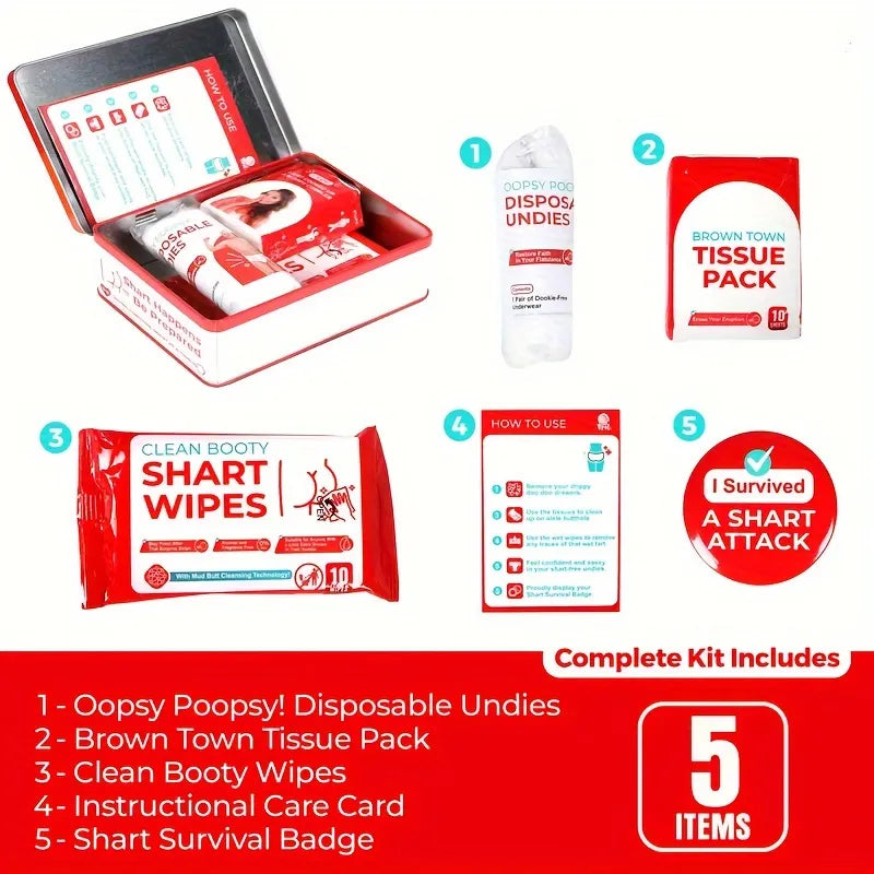 ✅💩 Oops Emergency Kit – When Disaster Strikes, Be Ready