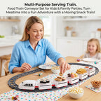 🚂 Food Train Conveyor Set for Kids & Family Parties