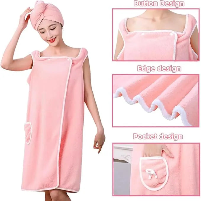 Luxury Wearable Bath Towel