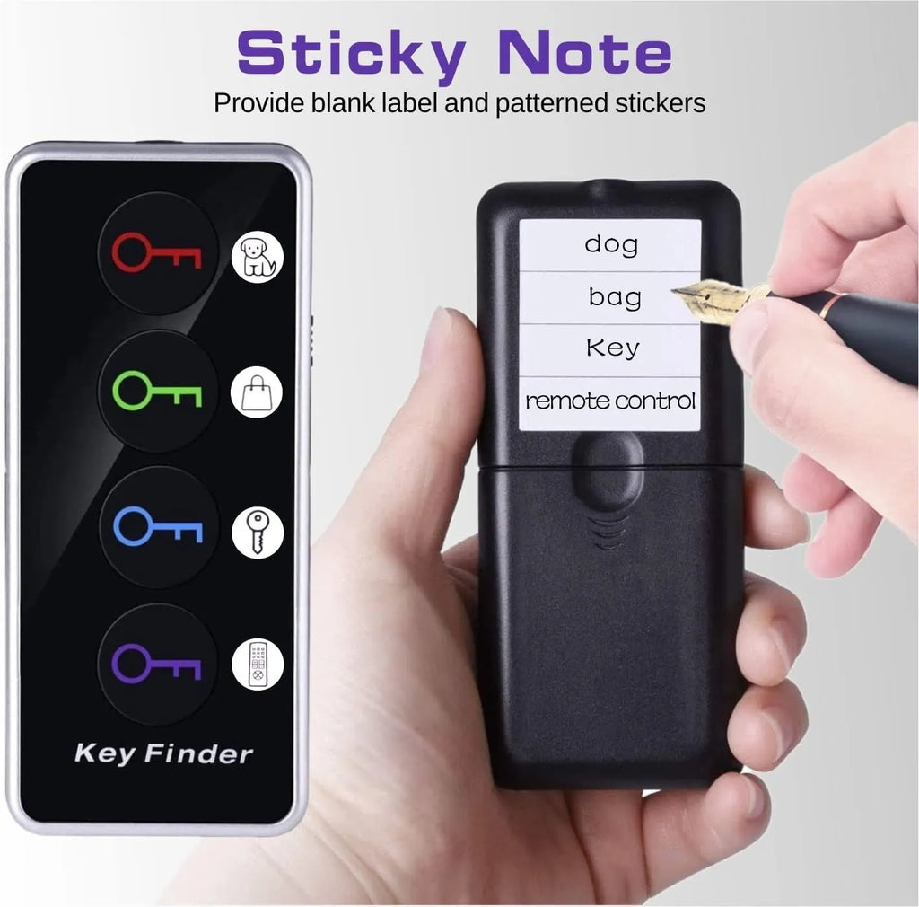 🔑 Wireless Key Finder with Sound & Light – 1 Transmitter + 4 Receivers