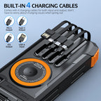 💡Solar Power Bank 20000mAh – Portable Charger