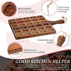 🥚 Double-Sided Wooden Deviled Egg Tray & Serving Board