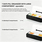💊 Smart Electronic Pill Organizer with Alarm & LED Display